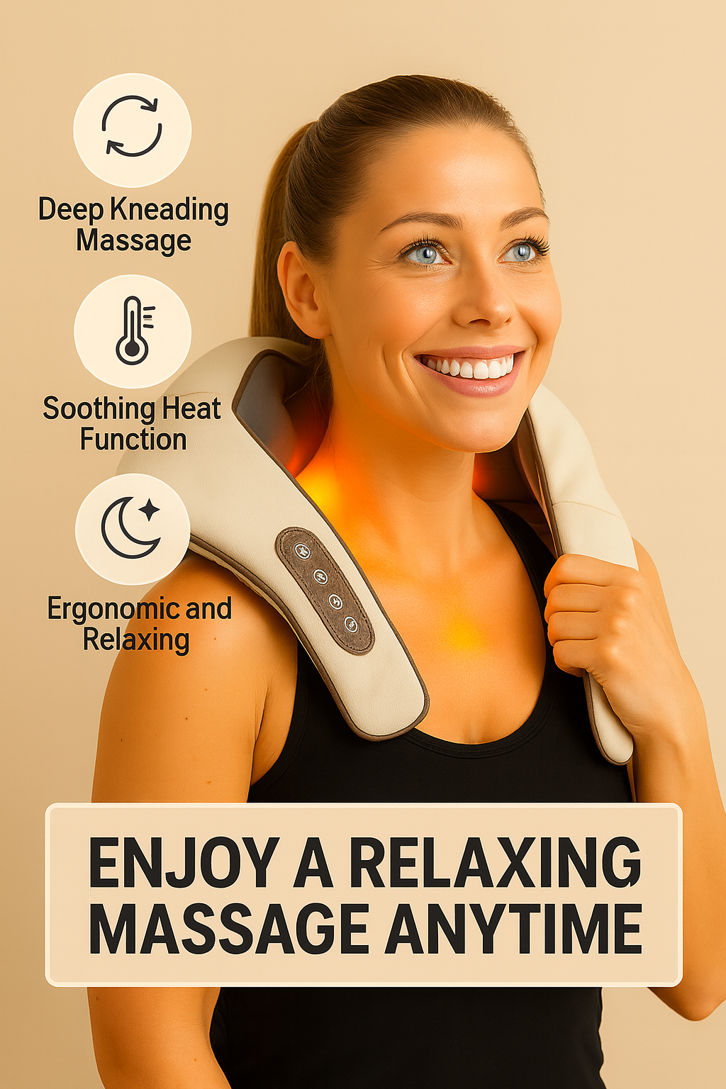 Fitballz™ Deep Shiatsu Neck & Shoulder Massager