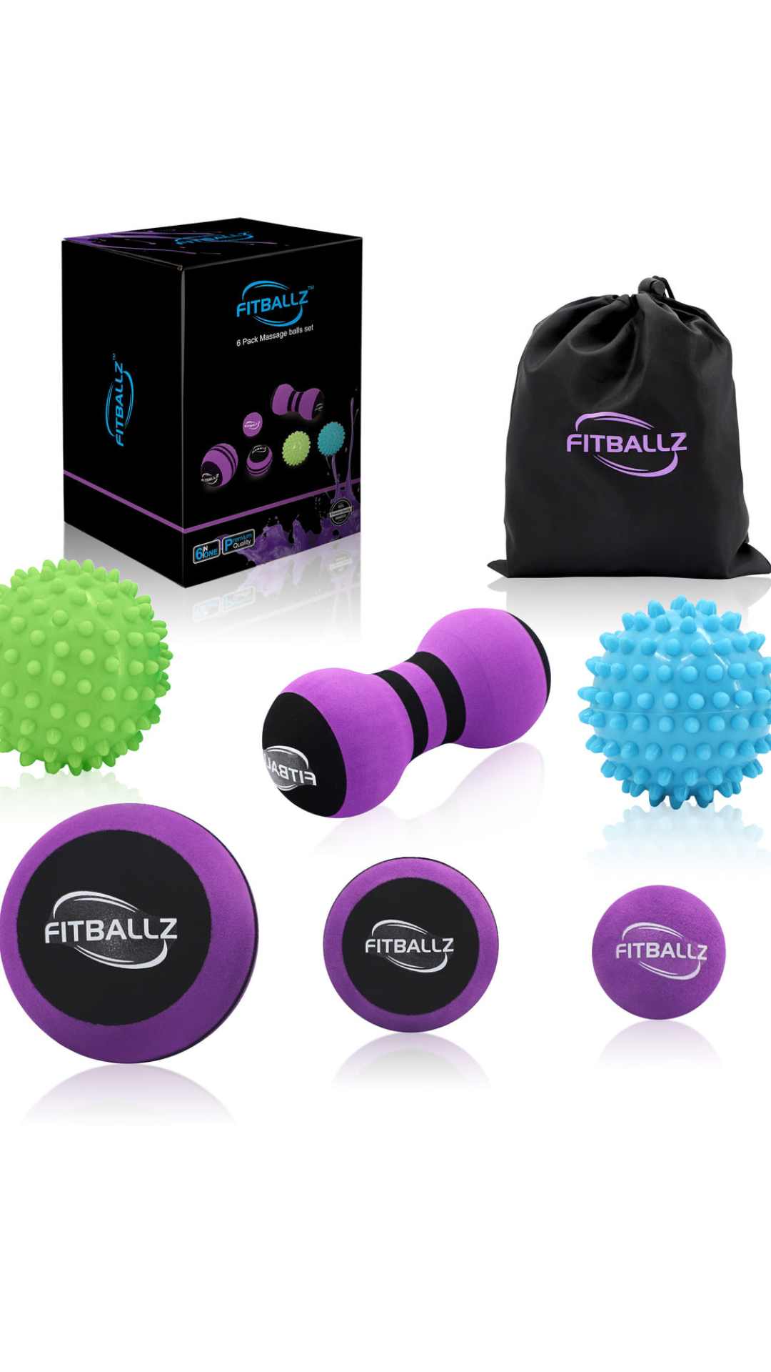 FITBALLZ™ Massage Balls Set - Muscle Relief Without Expensive Therapy